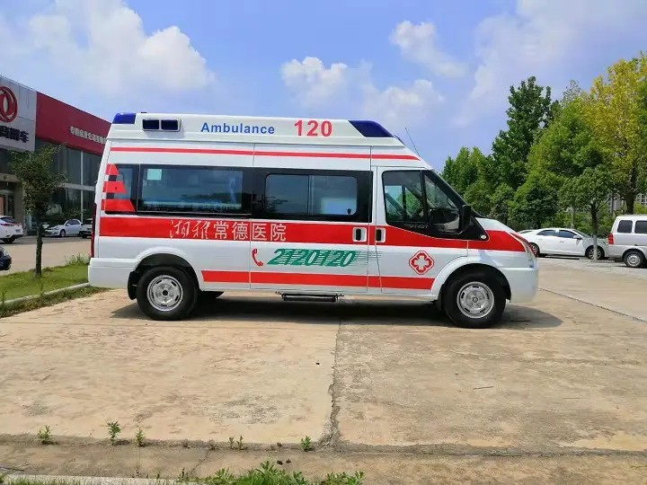 三原县救护车出租案例
